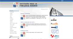 Desktop Screenshot of forenzika.unist.hr
